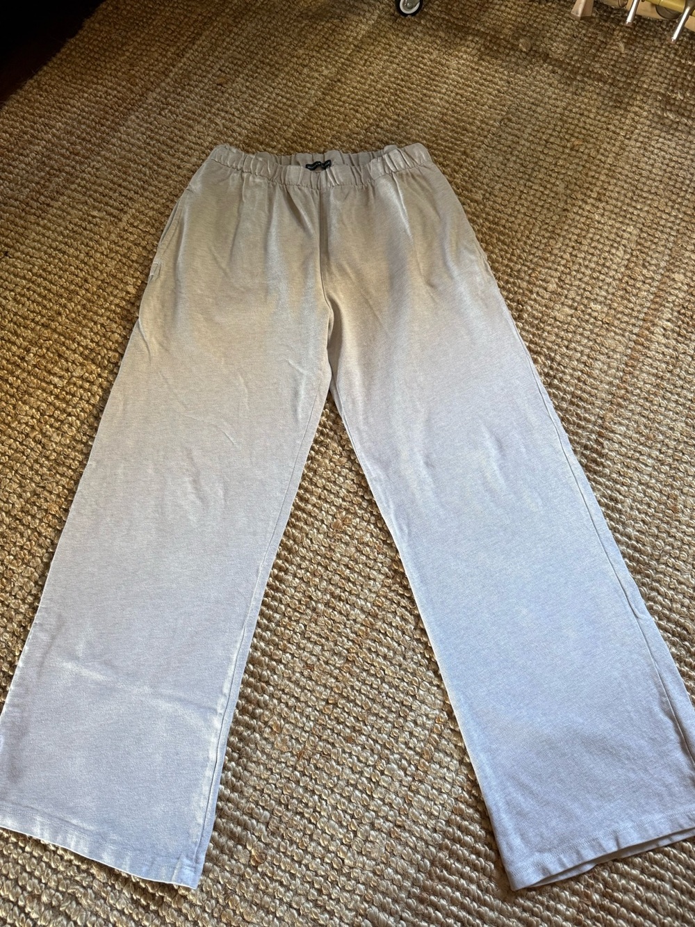 ⚜️ BRANDY MELVILLE HEATHER GREY WIDE LEG SWEATPANTS O/S ⚜️
